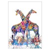 Full Drill - 5D DIY Diamond Painting Kits Watercolor Giraffes in Love