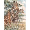 Full Drill - 5D DIY Diamond Painting Kits Happy Family Giraffe