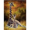 Full Drill - 5D DIY Diamond Painting Kits Animal Giraffe Family
