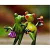 Full Drill - 5D DIY Diamond Painting Kits Green Female Makeup Frogs