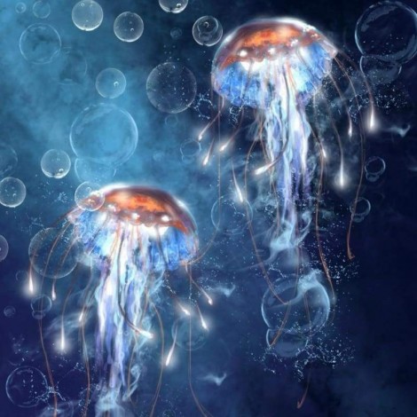 Full Drill - 5D DIY Diamond Painting Kits Dream Jellyfishs