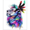 Full Drill - 5D DIY Diamond Painting Kits Colorful Dream Indian Lion