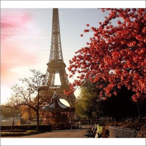 New Hot Sale Landscape Eiffel Tower Full Drill - 5D Diy Diamond Painting Kits