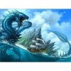 Full Drill - 5D DIY Diamond Painting Kits Cartoon Dragon Boat