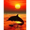 Dream Natural Sunset Dolphin Full Drill - 5D Diy Diamond Painting Kits
