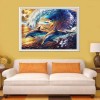 Full Drill - 5D Diamond Painting Kits Colored Drawing Dolphins Sea Wave