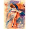 Full Drill - 5D Diy Diamond Painting Kits Watercolor Elegant Dancer Girl