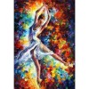 Full Drill - 5D Diamond Painting Kits Colored Drawing Dancer in Wave