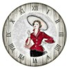 Full Drill - 5D DIY Diamond Painting Kits New Women Portrait Clock