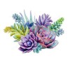 Modern Art Plant Cactus Full Drill - 5D Diy  Diamond Painting Kits