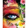 Full Drill - 5D DIY Diamond Painting Kits Beautiful Colorful Eyes Butterfly