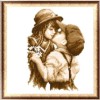 Full Drill - 5D DIY Diamond Painting Kits Boy And Girl Kissing for Love