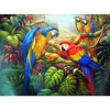 Full Drill - 5D Diamond Painting Kits Cute Bird Parrot on the Branches