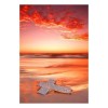 Full Drill - 5D Diamond Painting Kits Warm Series Beach Summer Rot Sunset