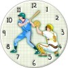 Full Drill - 5D DIY Diamond Painting Kits Cartoon Baseball Clock