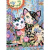 Full Drill - 5D DIY Diamond Painting Kits Cartoon Abstract Colorful Cats Lover