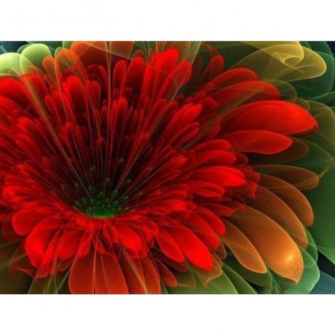 Full Drill - 5D Diamond Painting Kits Colors Abstract Flower