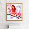 Full Drill - 5D DIY Diamond Painting Kits Cartoon Pink Angel on the Branches