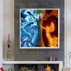 Full Drill - 5D DIY Diamond Painting Kits Water and Fire Beauty Angels