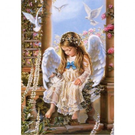 Hot Sale Angel Wings Fairy Portrait Full Drill - 5D Diy Diamond Painting Kits