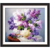 Full Drill - 5D DIY Diamond Painting Kits Special Square Pink And Lavender Flower