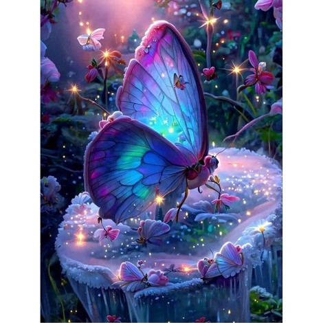 Butterfly diamond painting kit
